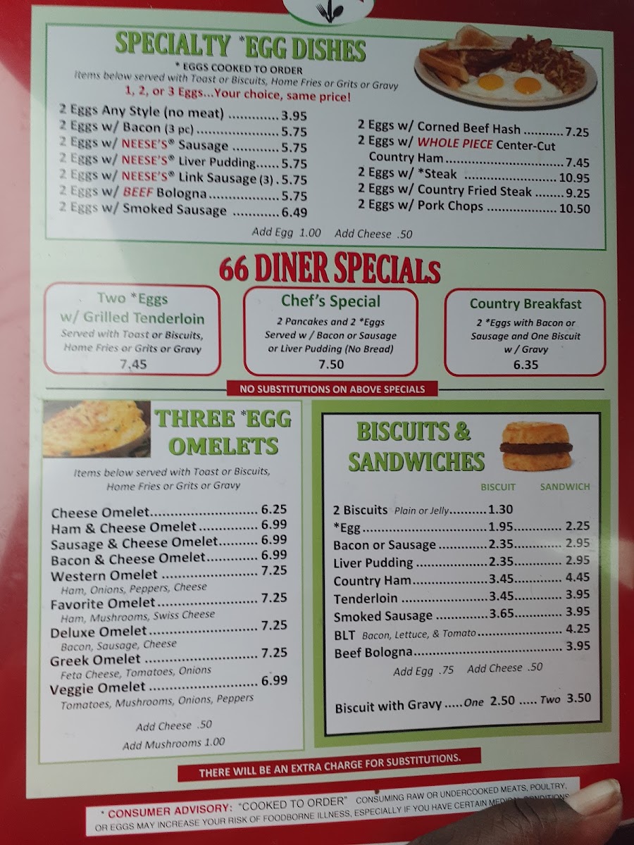 66 Diner Menu - Image 6